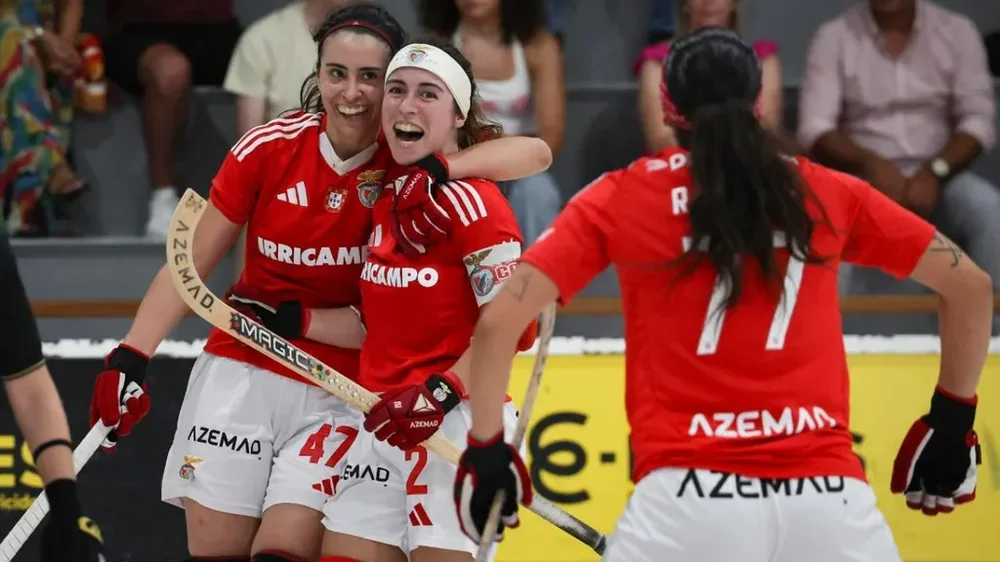 Equipa de hóquei feminino do Benfica (Vitória Ribeiro/Benfica)